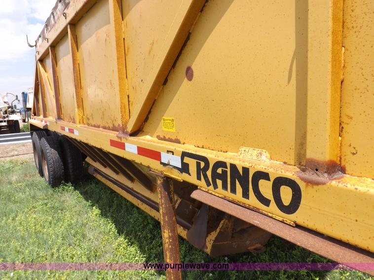 image for item H1803 1983 Ranch belly dump trailer