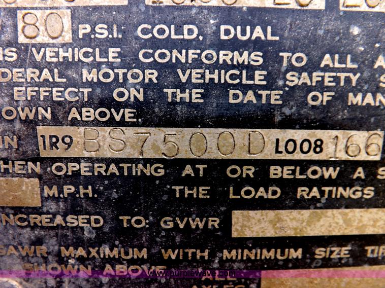 image for item H1803 1983 Ranch belly dump trailer