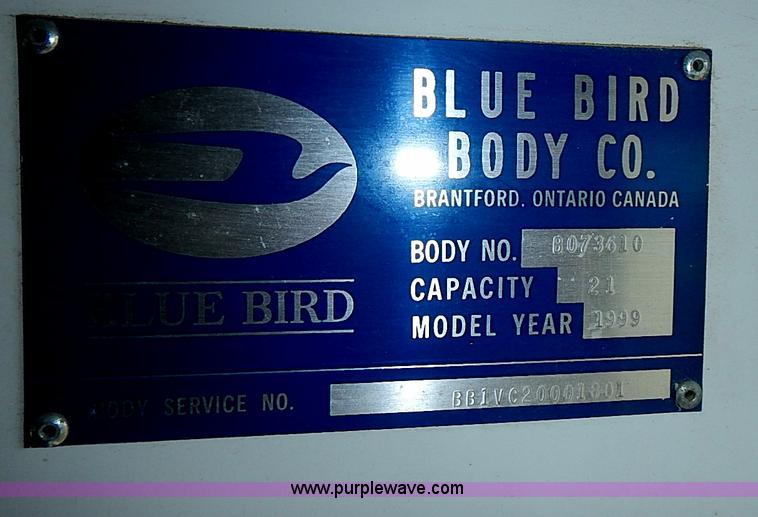 image for item I3559 1998 Chevrolet G3500 school bus