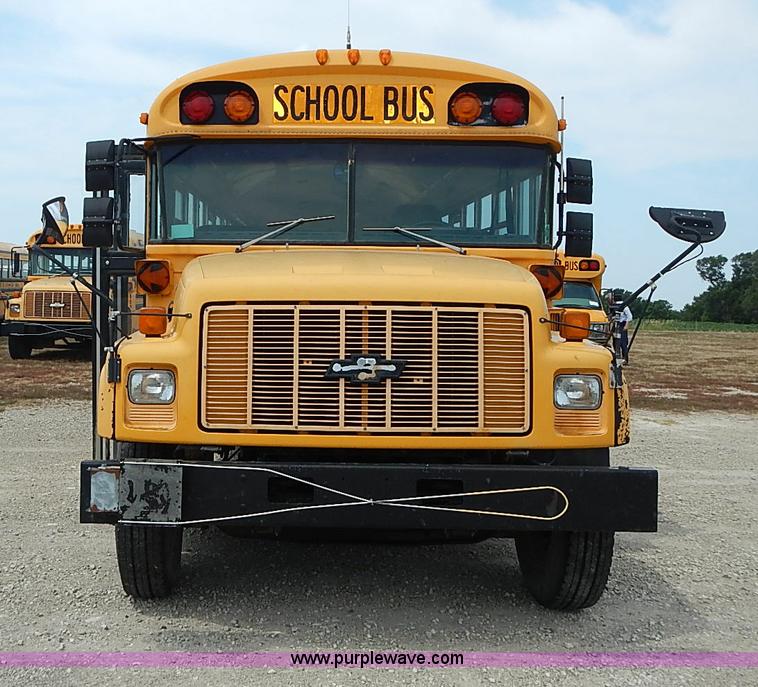 image for item I3560 1998 Chevrolet Blue Bird school bus