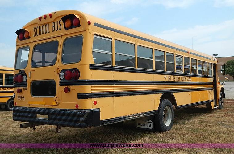 image for item I3561 1993 Chevrolet Blue Bird school bus