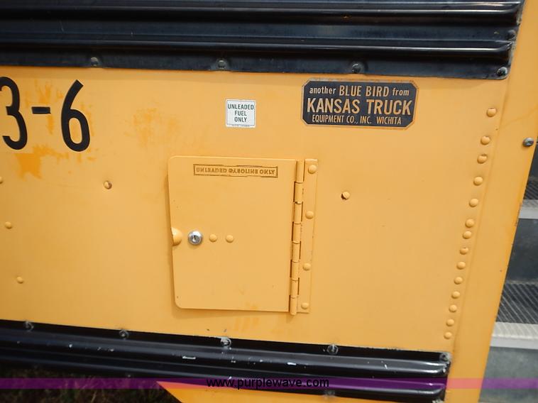 image for item I3561 1993 Chevrolet Blue Bird school bus