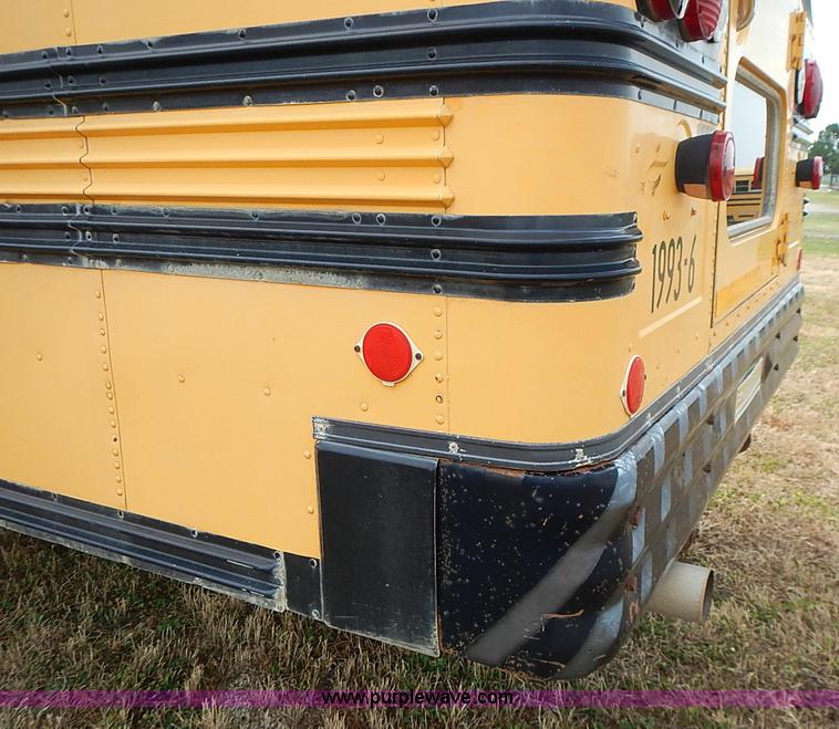 image for item I3561 1993 Chevrolet Blue Bird school bus