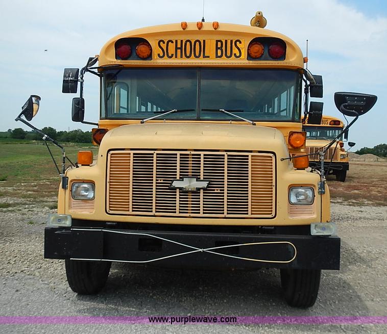 image for item I3562 1995 Chevrolet Blue Bird school bus