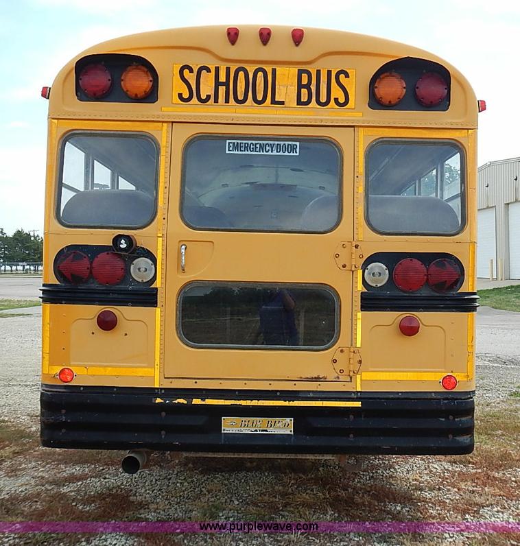 image for item I3562 1995 Chevrolet Blue Bird school bus