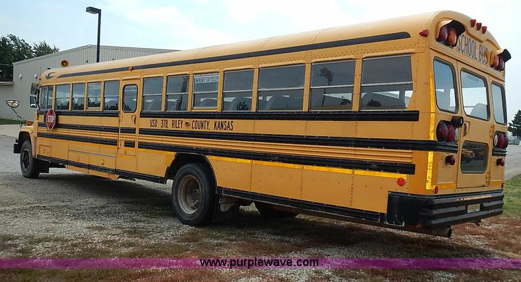 image for item I3562 1995 Chevrolet Blue Bird school bus