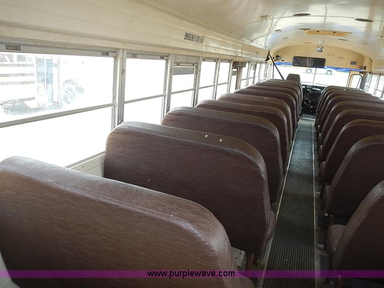 image for item I3562 1995 Chevrolet Blue Bird school bus