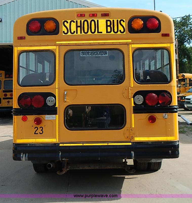 image for item I3564 1998 Chevrolet Express G3500 Cargo Blue Bird school bus