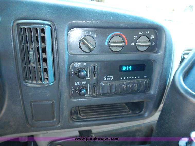 image for item I3564 1998 Chevrolet Express G3500 Cargo Blue Bird school bus