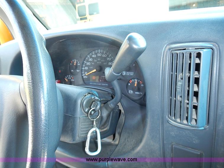 image for item I3564 1998 Chevrolet Express G3500 Cargo Blue Bird school bus