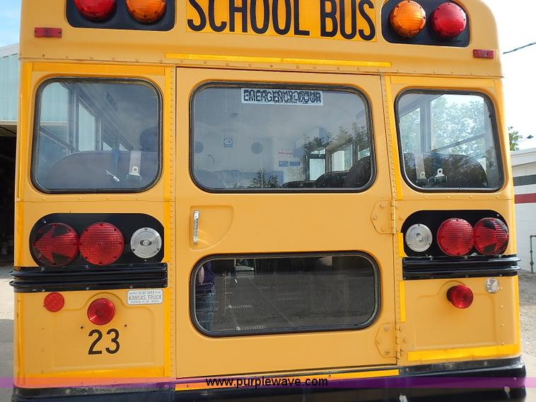 image for item I3564 1998 Chevrolet Express G3500 Cargo Blue Bird school bus