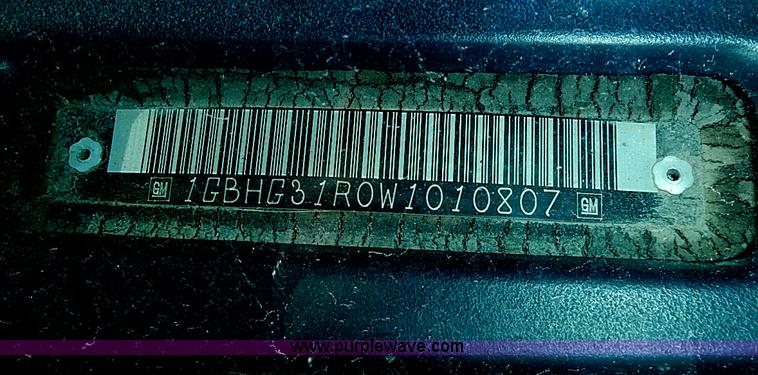 image for item I3564 1998 Chevrolet Express G3500 Cargo Blue Bird school bus