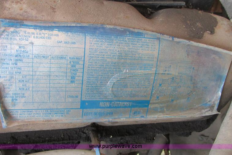 image for item I9545 1980 Ford F350 truck cab and chassis