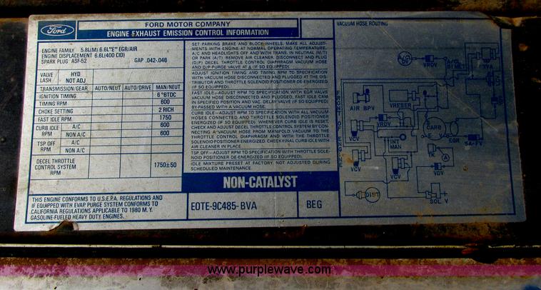 image for item I9545 1980 Ford F350 truck cab and chassis