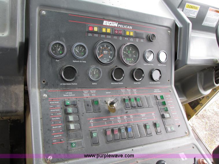 image for item J1070 1998 Elgin Pelican P series street sweeper