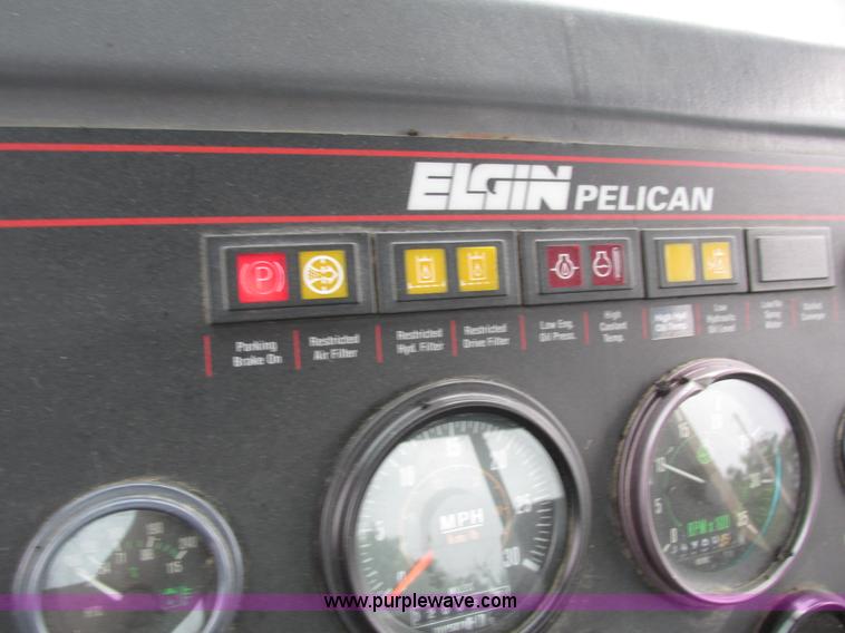 image for item J1070 1998 Elgin Pelican P series street sweeper