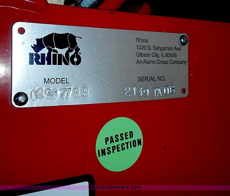 image for item J1215 Rhino 1348 boom mower