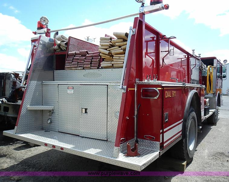 image for item J1236 1984 Pierce fire truck