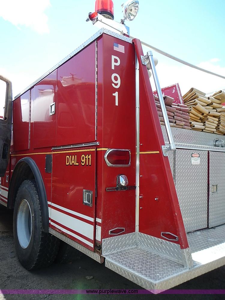 image for item J1236 1984 Pierce fire truck