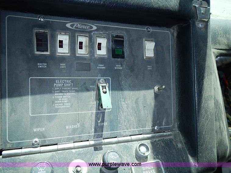 image for item J1236 1984 Pierce fire truck