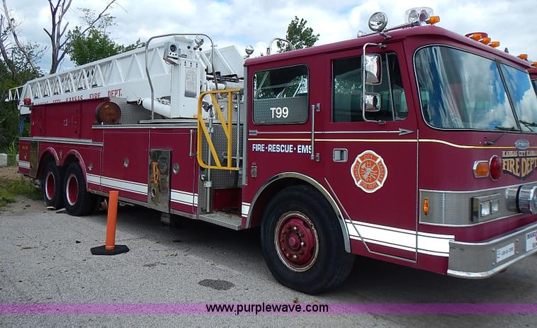 image for item J1237 1984 Pierce fire truck