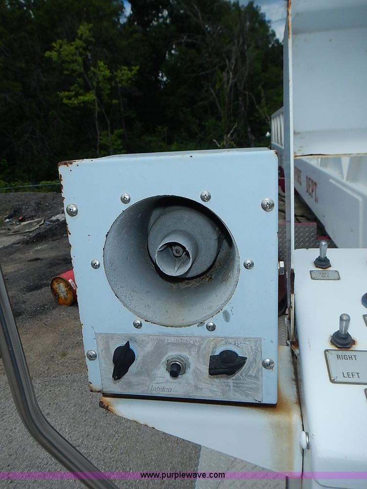 image for item J1237 1984 Pierce fire truck