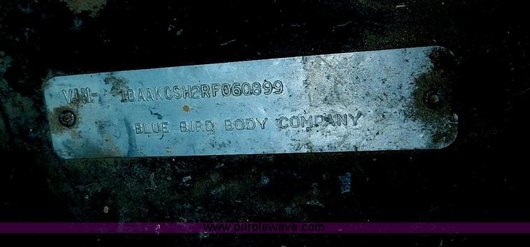 image for item J3186 1994 Blue Bird TC2000 school bus