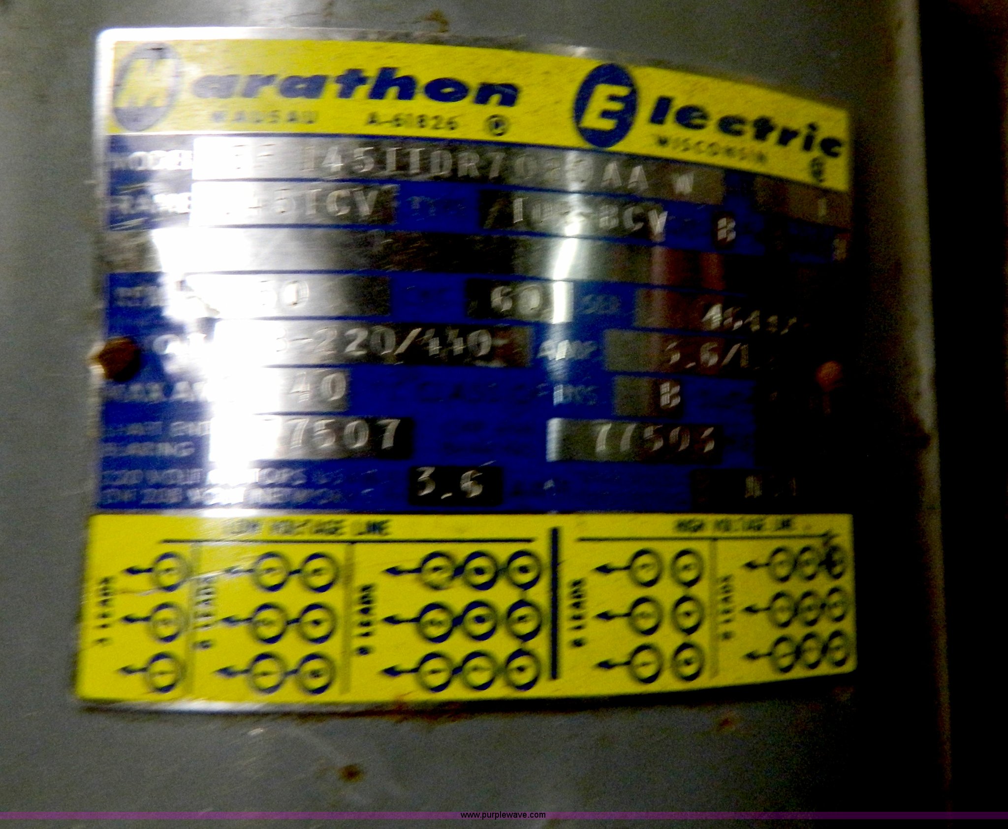 (3) electric motors in Salina, KS Item AL9837 sold Purple Wave