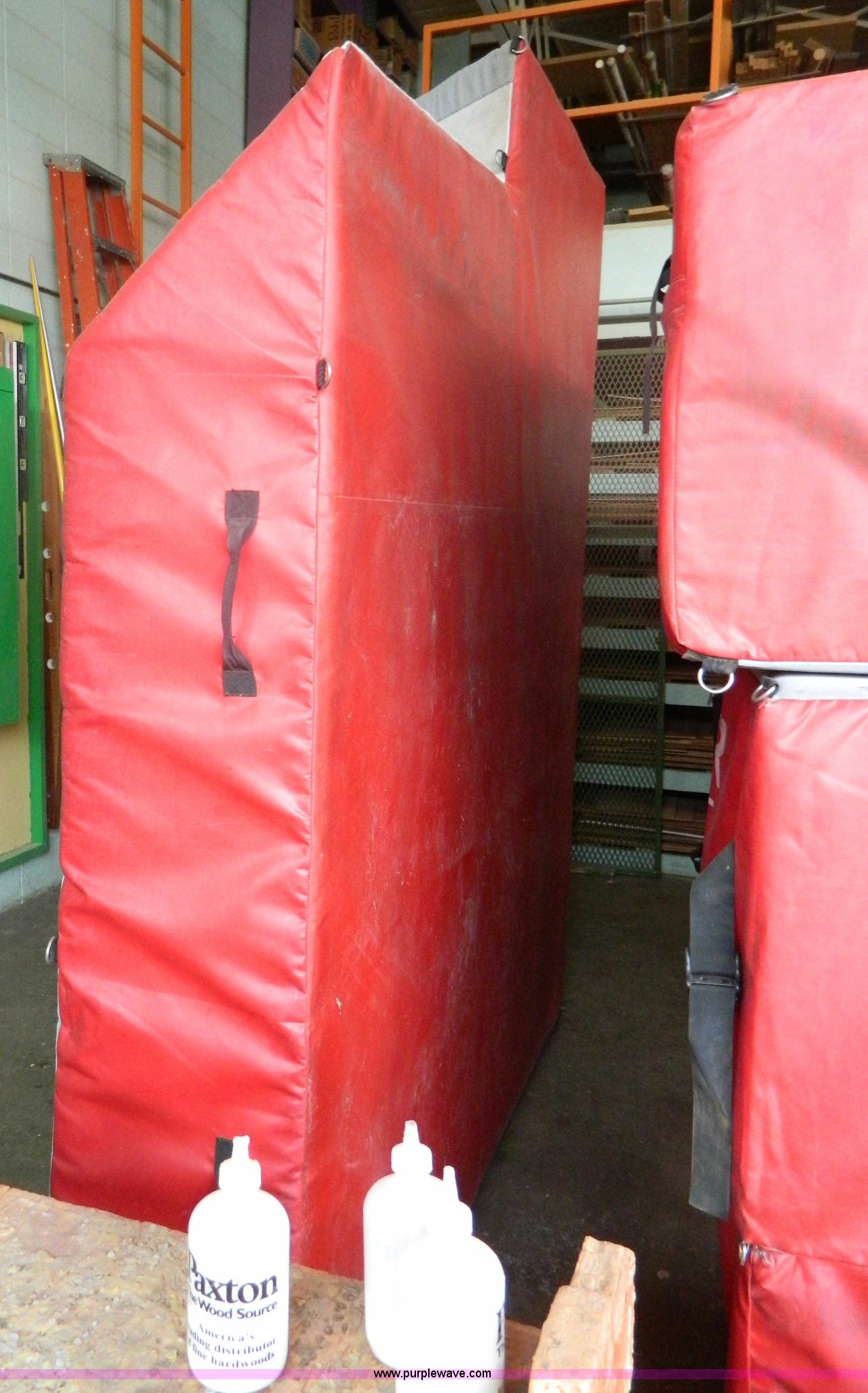 Pole vault pit pads and cover in Hill City, KS Item AX9728 sold Purple Wave