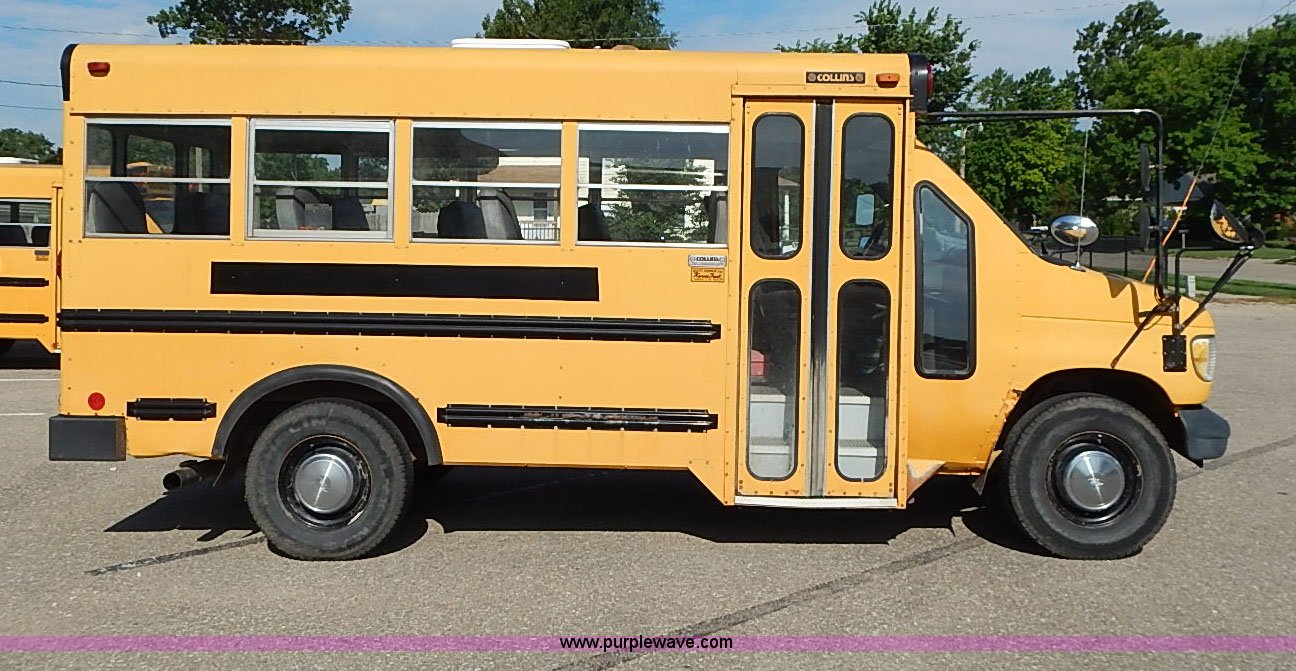 1996 Ford E350 Collins school bus in Chapman, KS Item J3188 sold