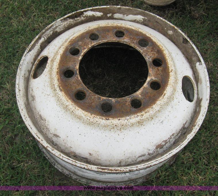 image for item AS9063 (8) heavy truck steel wheels