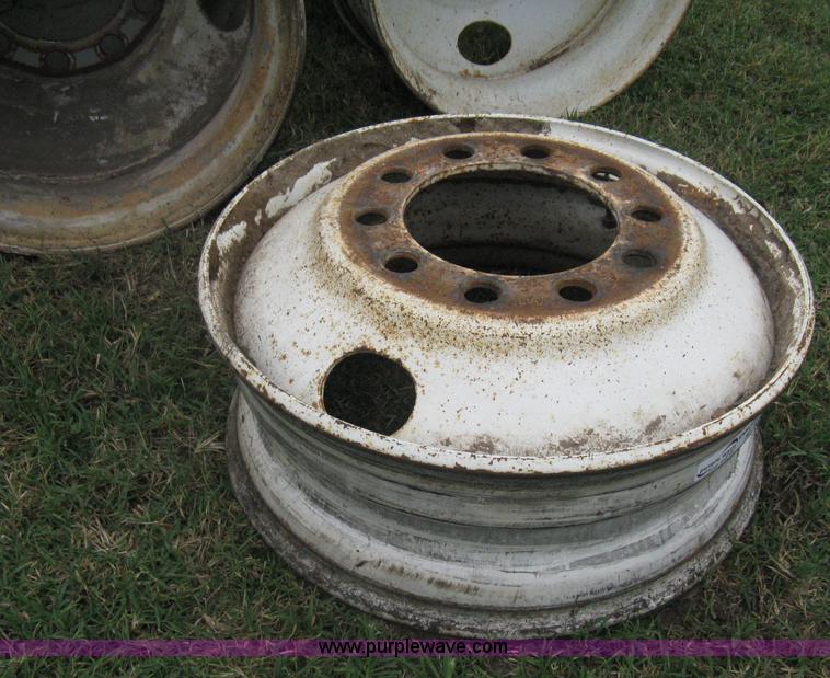 image for item AS9063 (8) heavy truck steel wheels