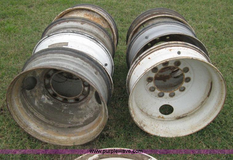 image for item AS9063 (8) heavy truck steel wheels