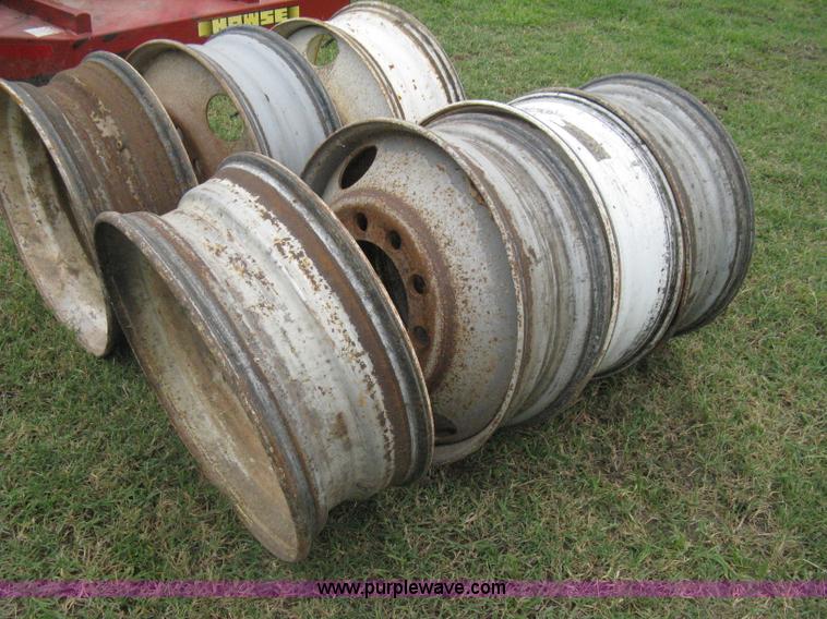 image for item AS9063 (8) heavy truck steel wheels