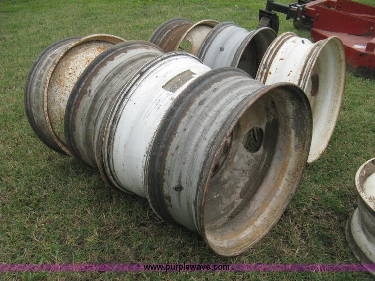 image for item AS9063 (8) heavy truck steel wheels