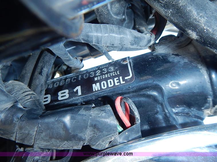 image for item BB9874 1981 Honda CB900 Custom motorcycle