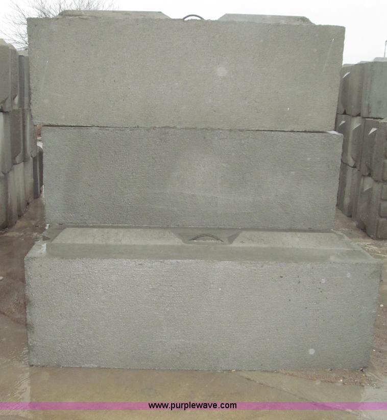image for item D1061 (16) 6'L x 2'W x 2'H concrete bunker blocks