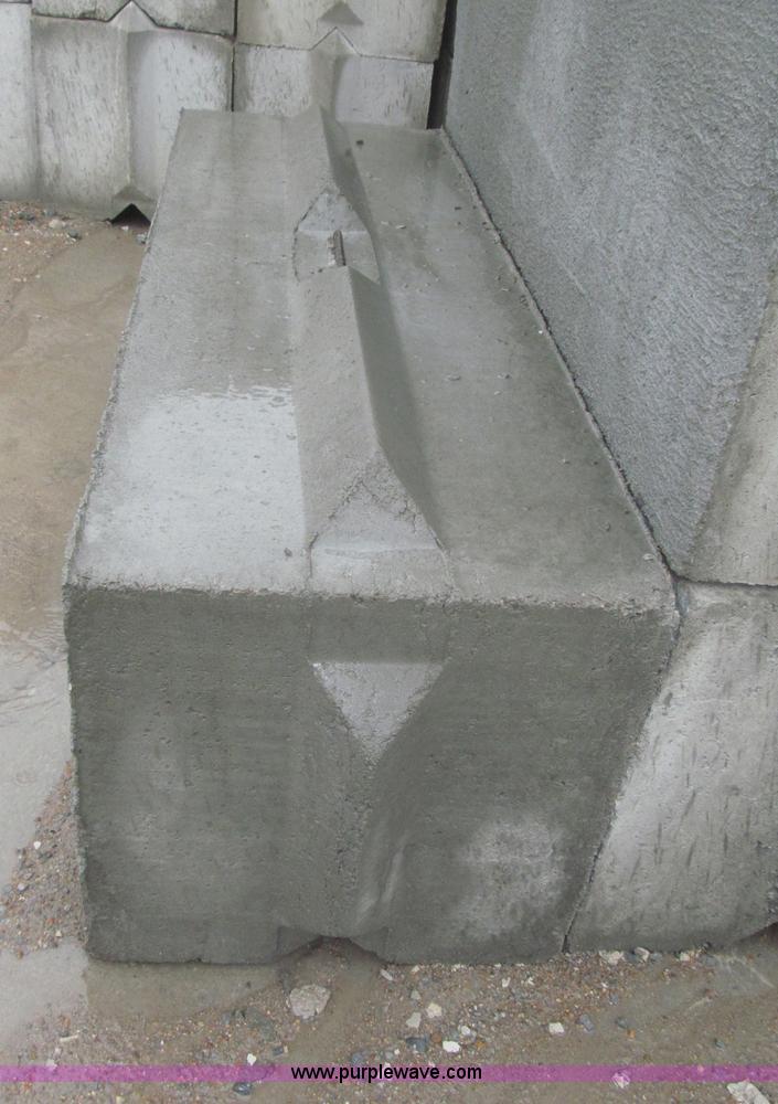 image for item D1065 (16) 6'L x 2'W x 2'H concrete bunker blocks