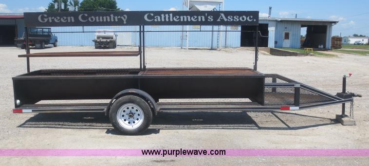 image for item D2106 BBQ grill on trailer