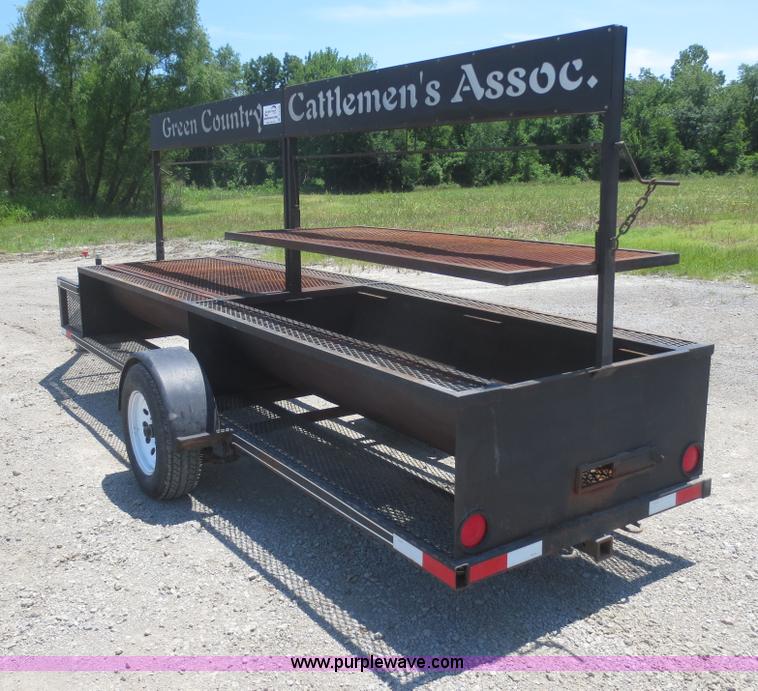 image for item D2106 BBQ grill on trailer