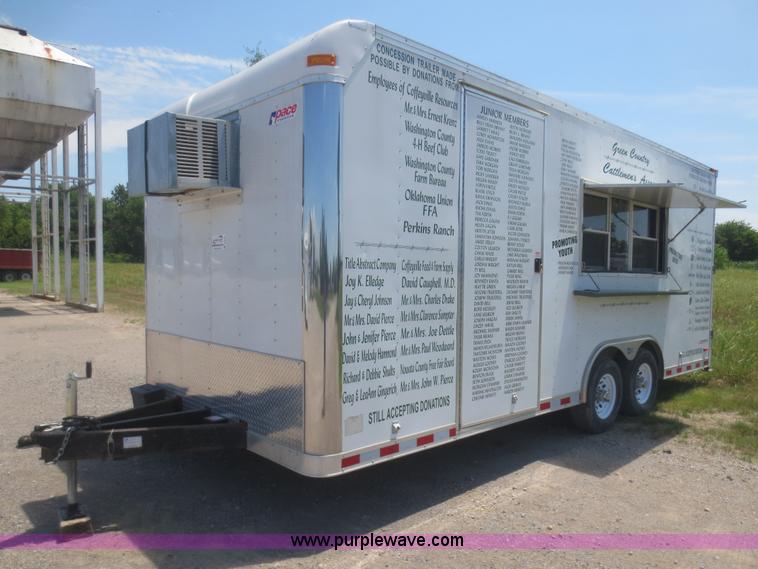 image for item D2107 2004 Pace American MW8520TA3 enclosed concession trailer