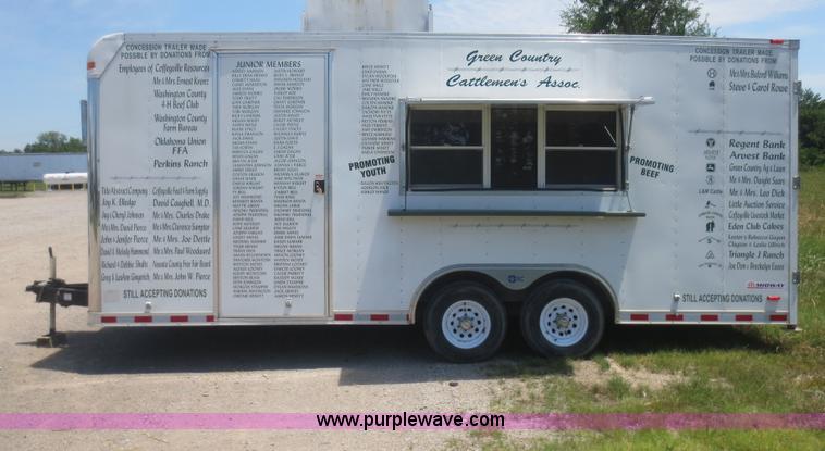 image for item D2107 2004 Pace American MW8520TA3 enclosed concession trailer