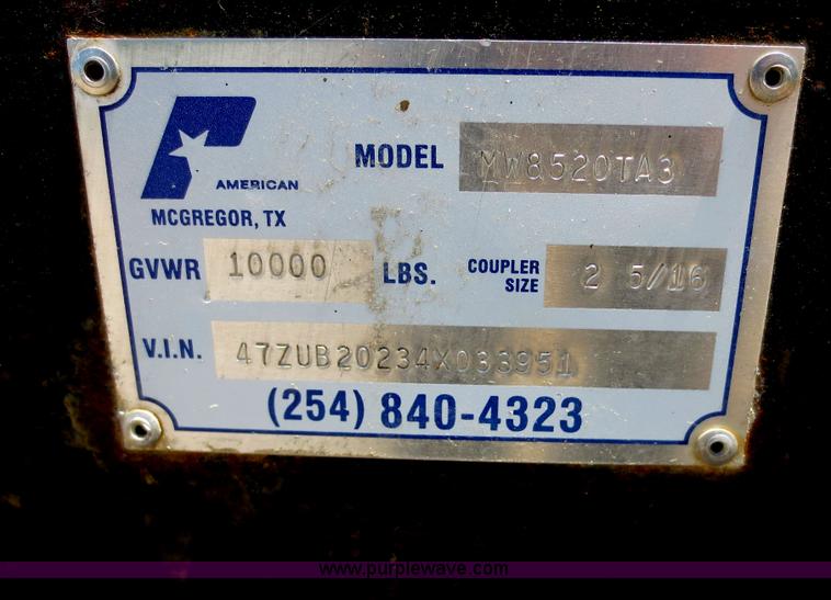 image for item D2107 2004 Pace American MW8520TA3 enclosed concession trailer