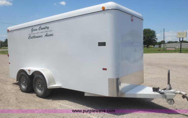 image for item D2108 2006 W-W enclosed trailer