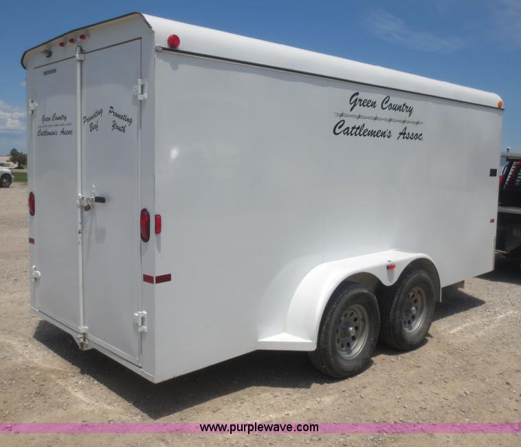 image for item D2108 2006 W-W enclosed trailer