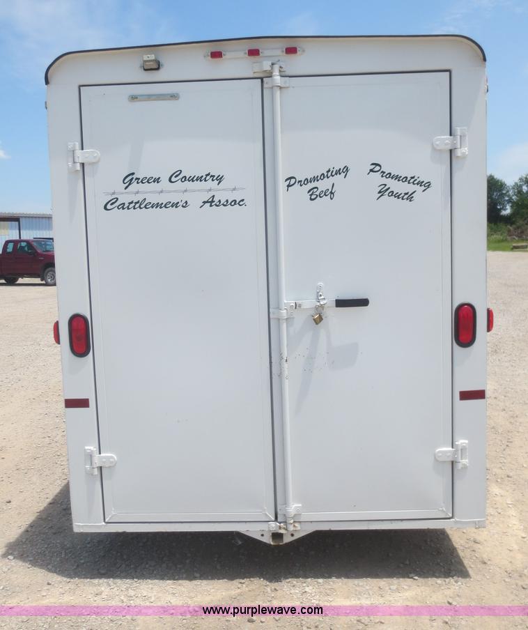 image for item D2108 2006 W-W enclosed trailer