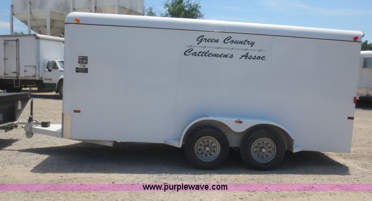 image for item D2108 2006 W-W enclosed trailer