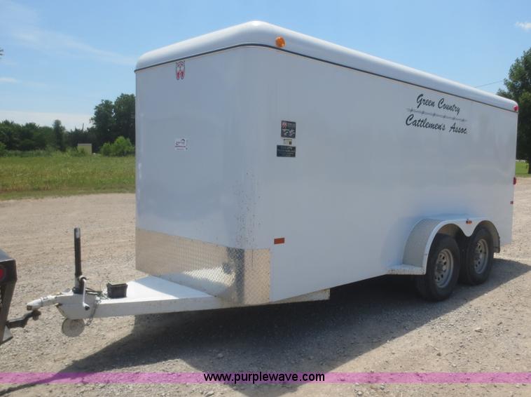 image for item D2108 2006 W-W enclosed trailer