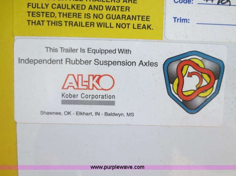 image for item D2108 2006 W-W enclosed trailer