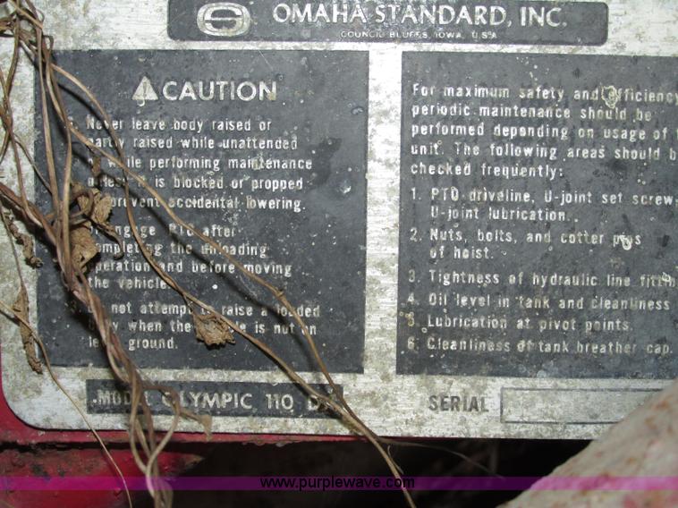 image for item F7429 Omaha Standard 16' truck bed with hoist